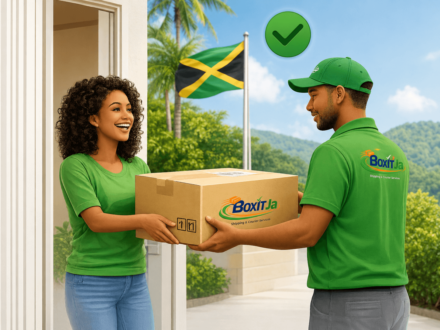 We Deliver To You illustration