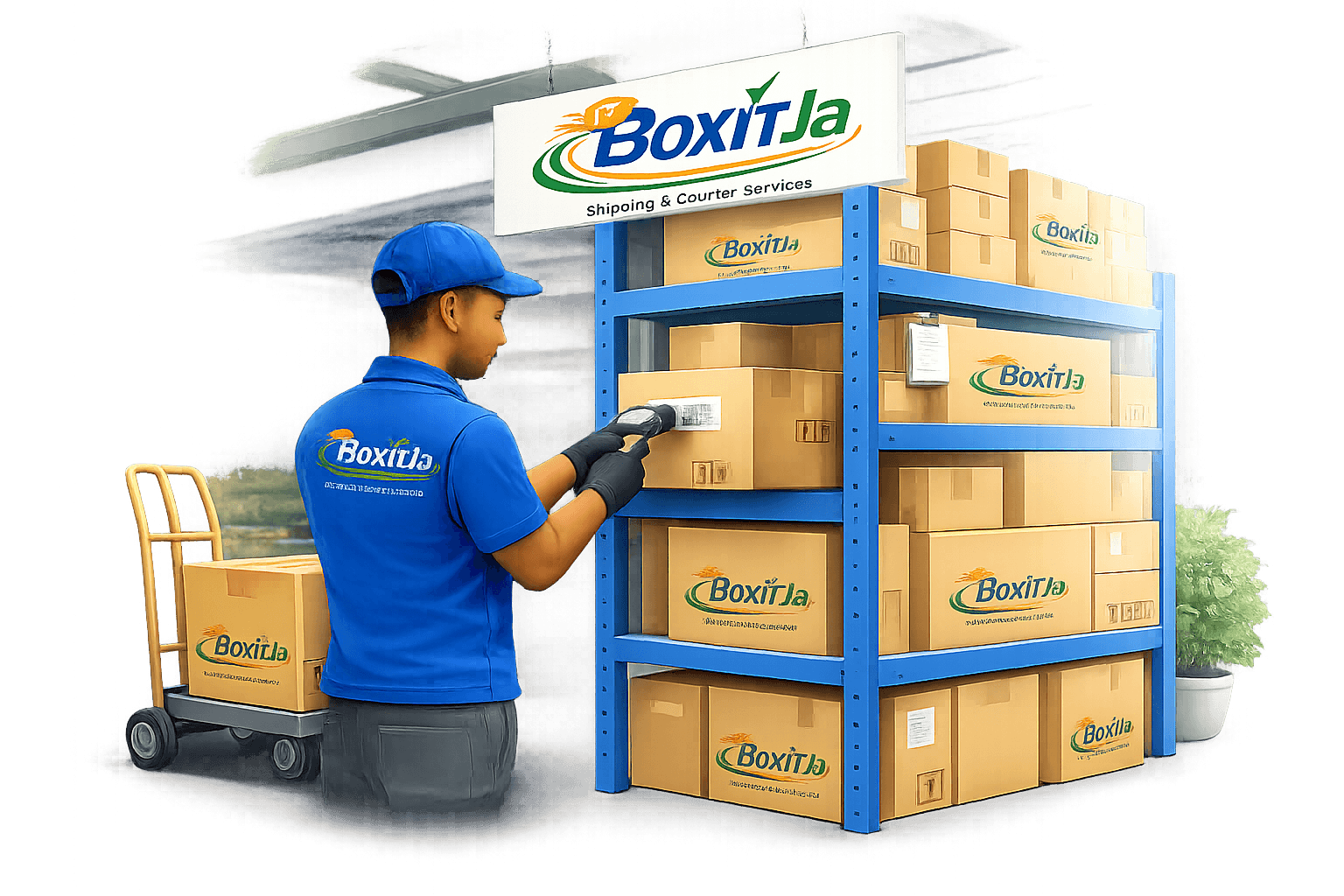 We Receive & Process illustration